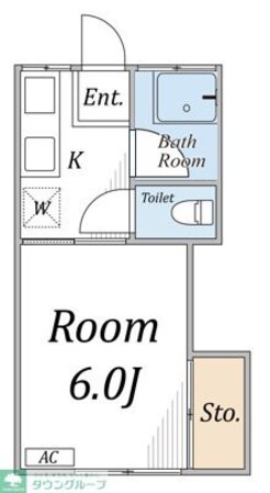 サンハイツの物件間取画像